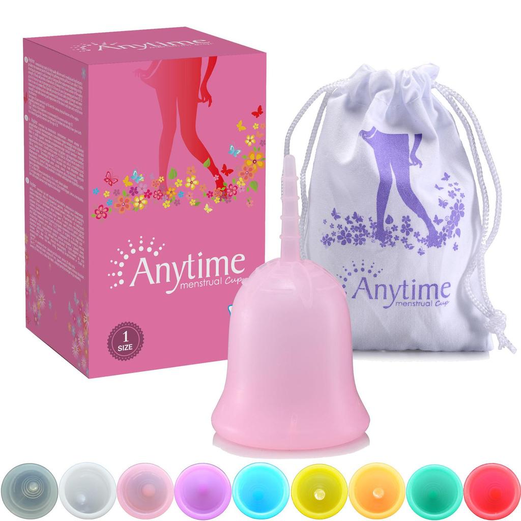 Anytime Silicone Menstrual Cup Sanitary Napkin Alternative
