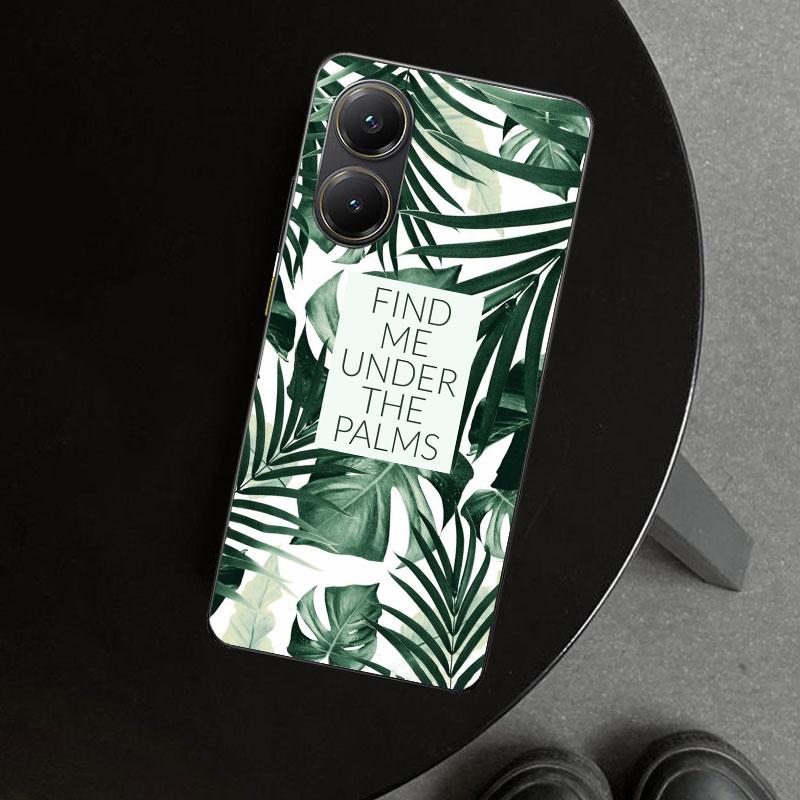 Summer Tropical Plants Green Leaf Phone Case Cover for Xiaomi Poco X6 X5 X7 Pro F7 Ultra Redmi 15C 15 13C 13 12C 12 10C 10 10A 9