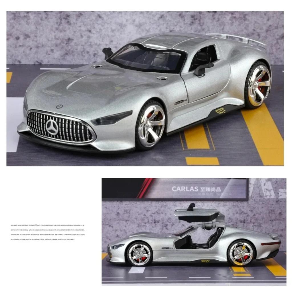 1/32 Mercedes-Benz AMG Vision GT Alloy Model Car Toy Diecasts Metal Casting Sound and Light Car Toys for Children Vehicle