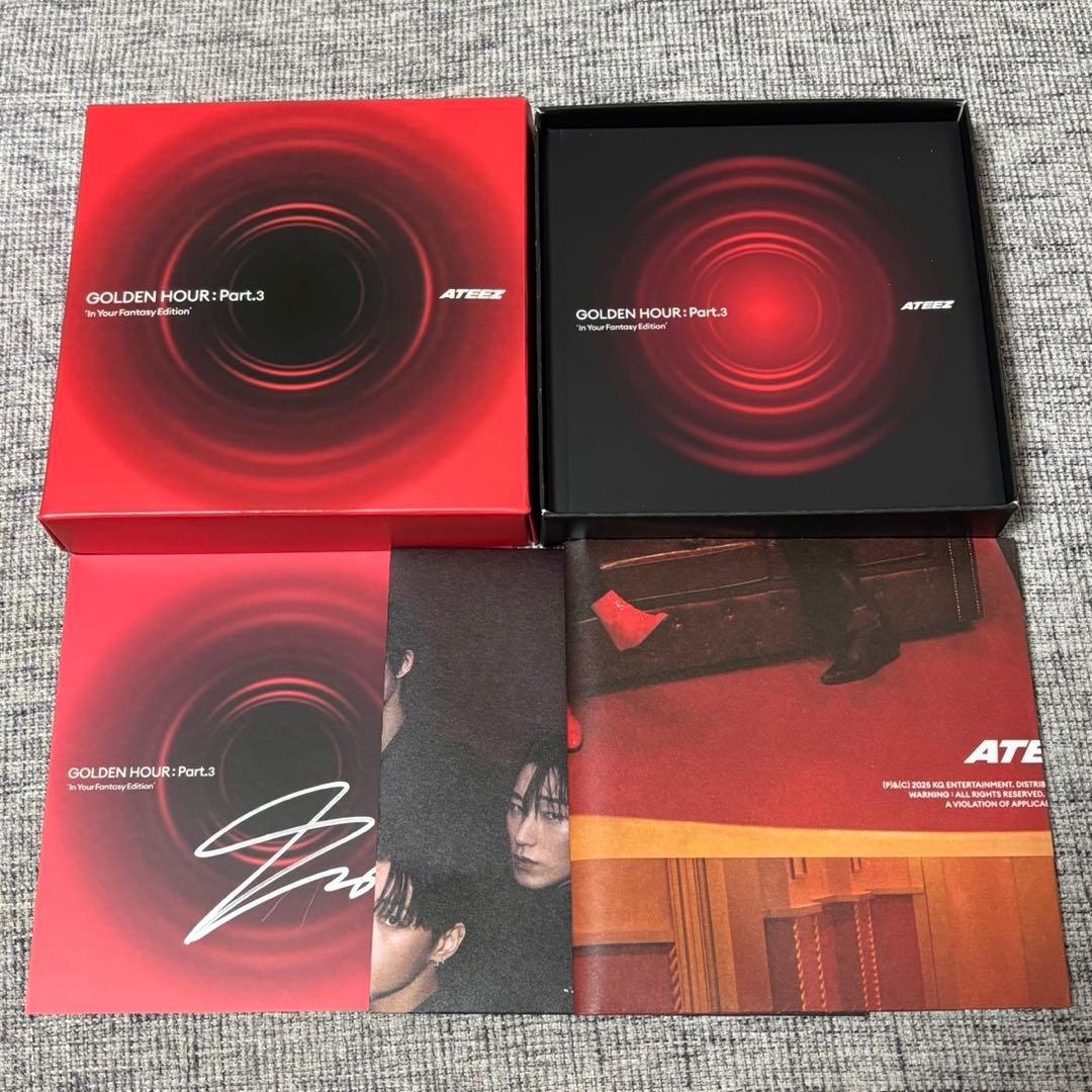 

[USED] ATEEZ In Your Fantasy CD Album Autograph Seonghwa