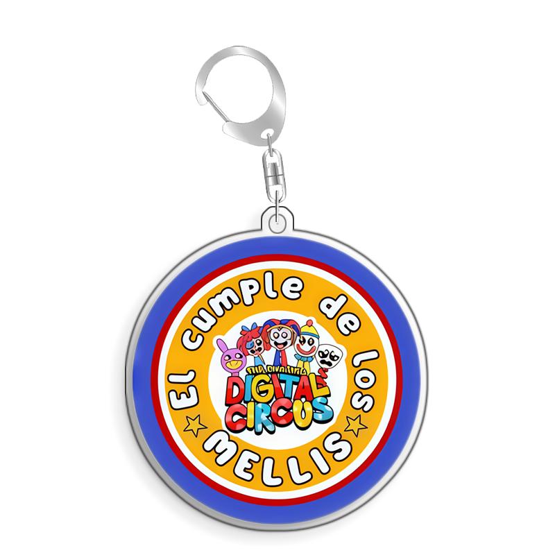 For The Amazing Digital Circus Kinger Gangle Kanfmo Zooble Acrylic Selfmade Cute Cartoon Anime Keychain Pendant Toy Gift 5cm