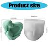 Creative Heart in Hand Silicone Candle Mold Wedding Decoration Candle Molds Silicone Texture for Projects and Candle