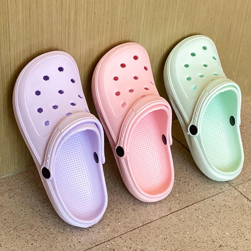 Women'S Stylish Slipper Sandal Shoes Summertime Thick Bottom Soft Eva Clogs Garden Shoes For Women Hollow Out Non Slip Beach Sandal Shoes