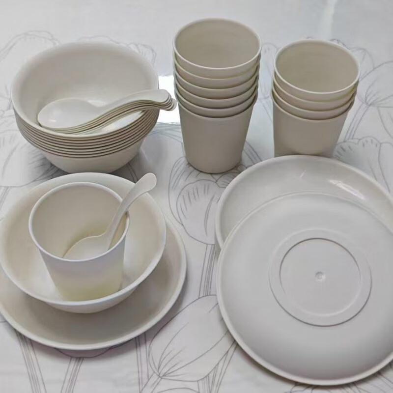 

Lantuan Biodegradable Rice Husk Tableware Set
