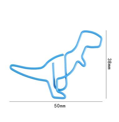 10 Stück Bunte Tier Dinosaurier Büroklammer Lesezeichen Kreativ Niedlich Plastik Cartoon Nadel Geschenk