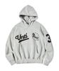 Unicorn Varsity Emblem Hoodie Gray
