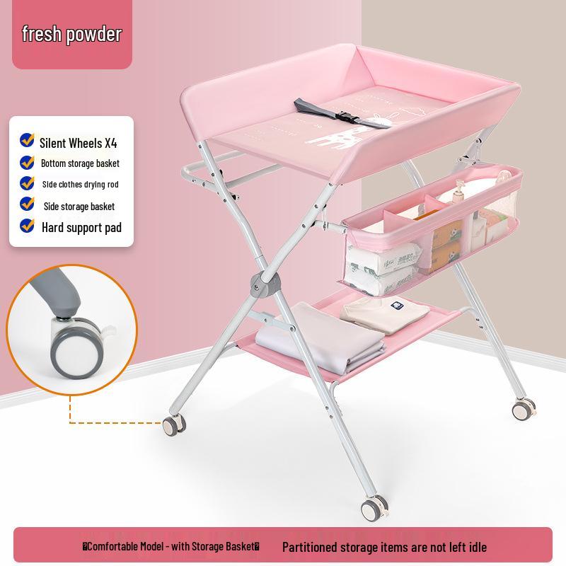 Portable Baby Changing Table: Multifunctional, Foldable & Washable for Diaper Changes and Massages