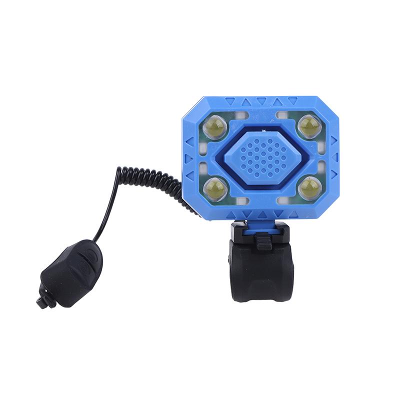

Bike Light Electronic Bell Mountain Bike Horn Type-C Rechargeable Cycling Warning Lamp Cycling Headlight For Night Safety Riding
