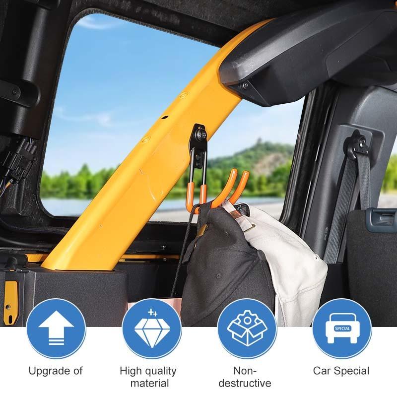 Universal Vehicle Car Couple Hanging Hook For Dodge For Jeep Wrangler For Ford Mustang For Ford Bronco Car Accessories
