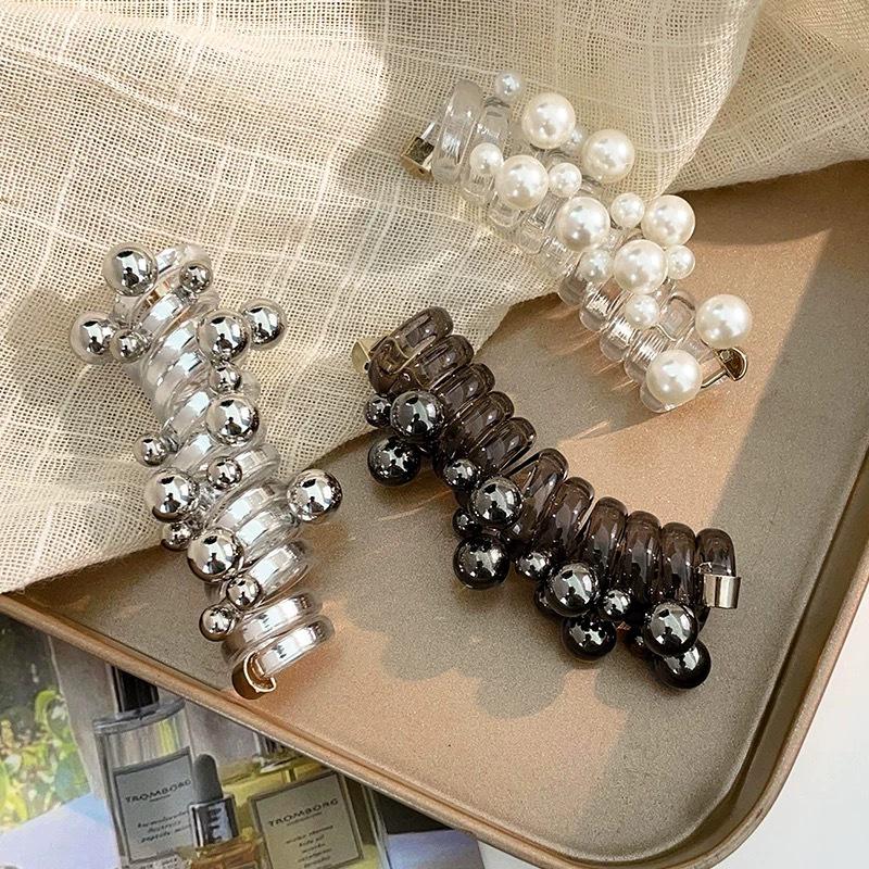 Pearl Hair Tie: High Ponytail & Bubble Braid Accessory