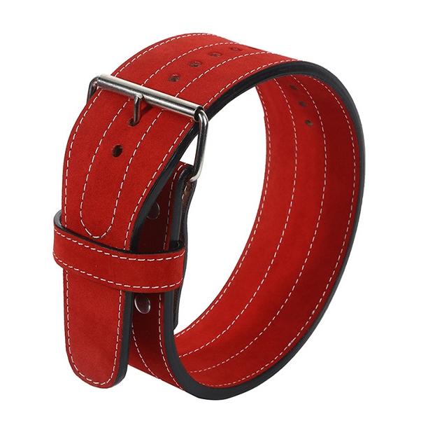 

Силовой фитнес-тяжелоатлетический пояс для глубокого приседания с жесткой тягой, силовой подъем, защита талии, спортивные рычаги и защитные приспособления из воловьей кожи для тяжелой атлетики XS-90cm 50cm-72cm красный