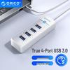 ORICO 4-Port USB 3.0 Hub with 5Gbps Type-C Expansion