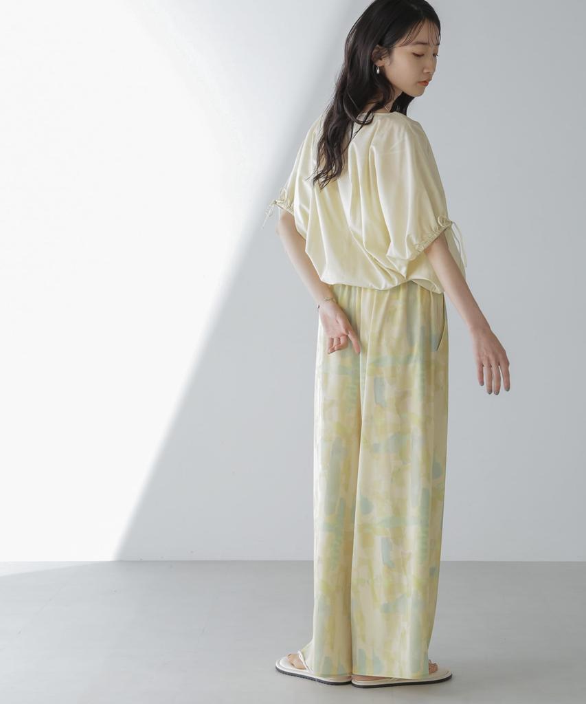 Nano Universe Balloon Silhouette Blouse F Cream