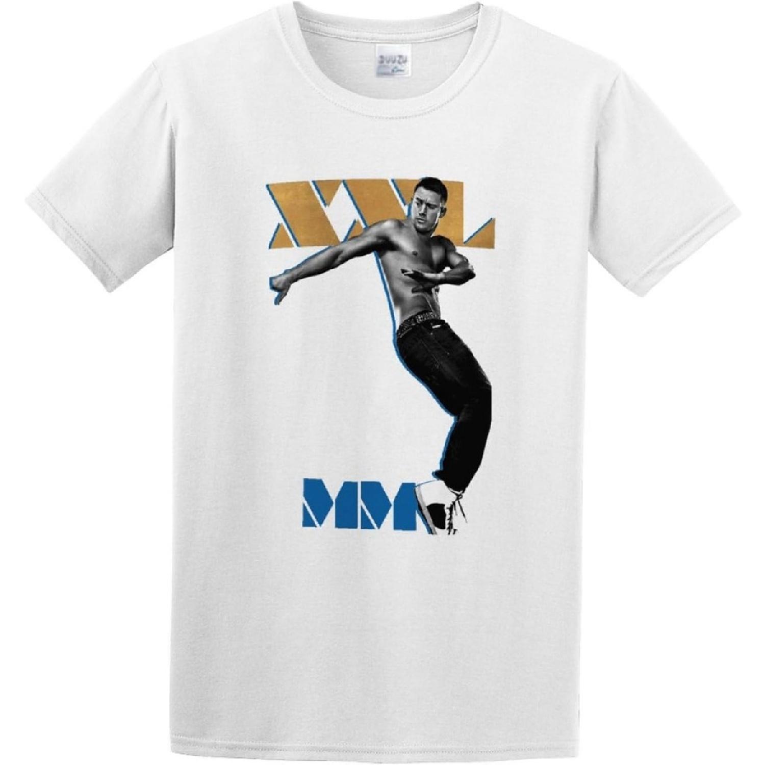 

UUS HOMME Men s T Shirt Channing Tatum Magic Mike Pure Cotton is More Hygroscopic White XXXXXL білий