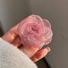 French Style Camellia Shark Clip Mesh Flower Claw Clip Simple Simulation Flower Hair Claw  Girl