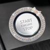 Yianyal Rhinestone Car Engine Start Stop Decoration Ring - Push Start Button Ignition Ring