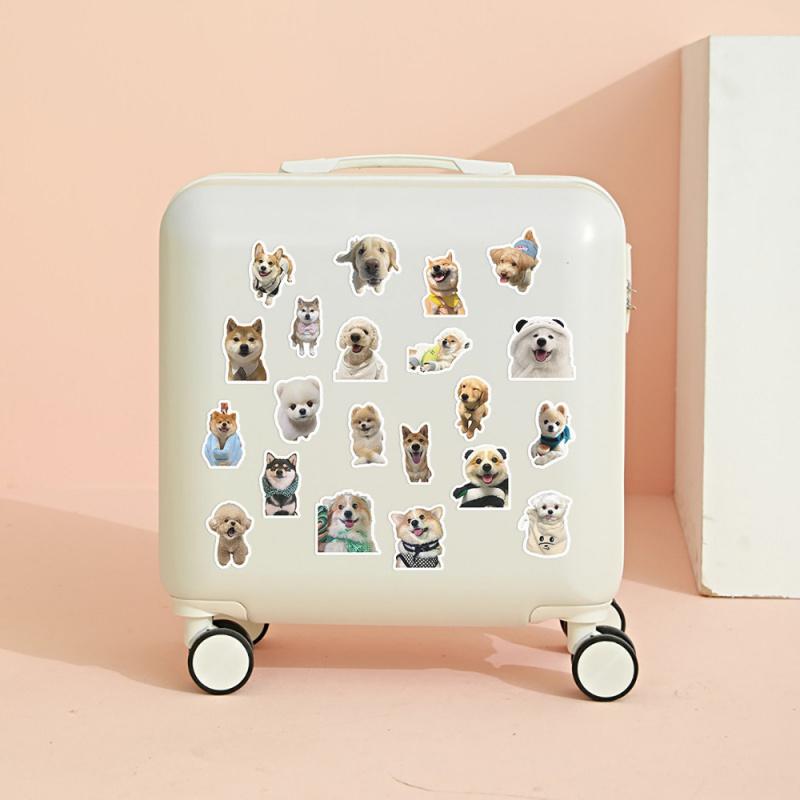 103PCS Trendy Cartoon Ins Puppy Stickers Niche Personalized Creative Graffiti Notebook DIY Waterproof Decorative Cute Gifts