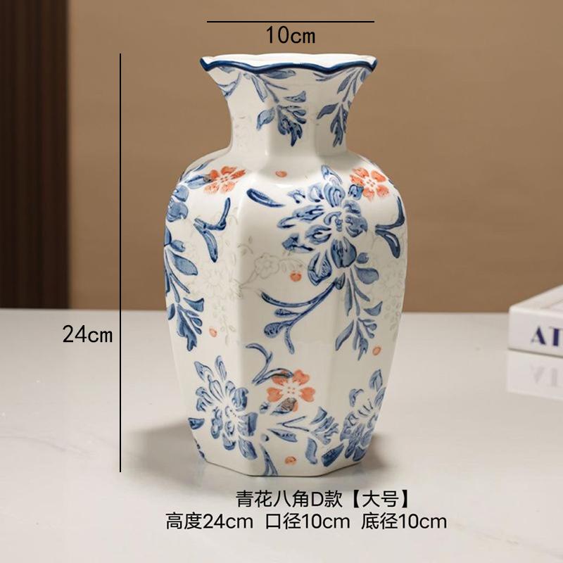 Plant Pots Table Decoration Ornaments Flower Arrangement Ceramic Vases Room Aesthetic Decor