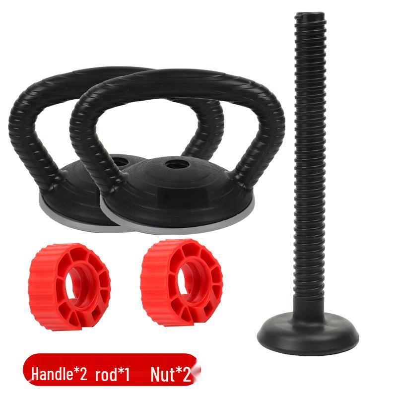 Portable Fitness Accessories: Handle for Dumbbell, Barbell, Kettlebell Swing, Hip Raise, Prone Support