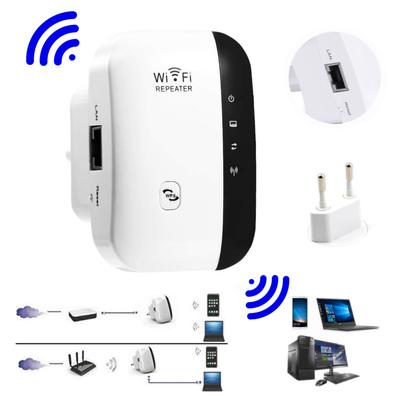 WiFi Signal Amplifier Repeater LAN 300Mbps Wireless Internet AP