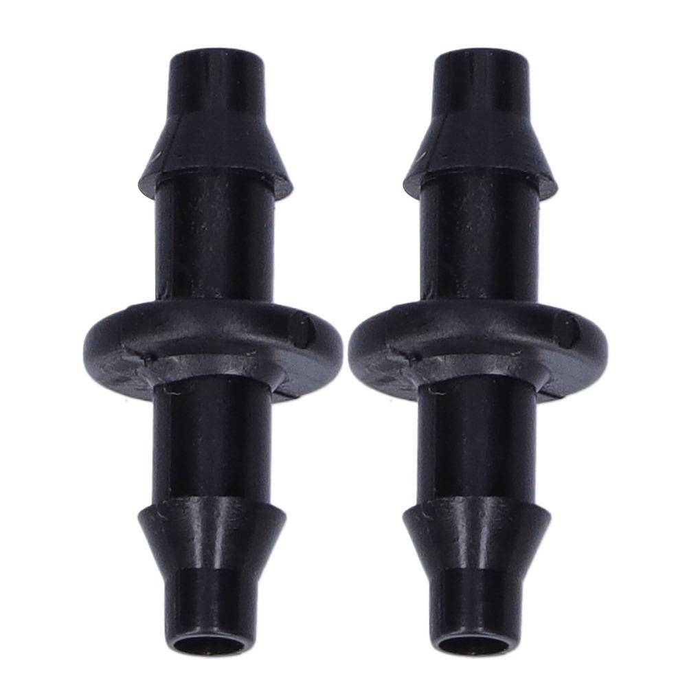 200PCS Anti-Leak Straight Hose Adapter 2-Way Barbed Connector  Garden Irrigation