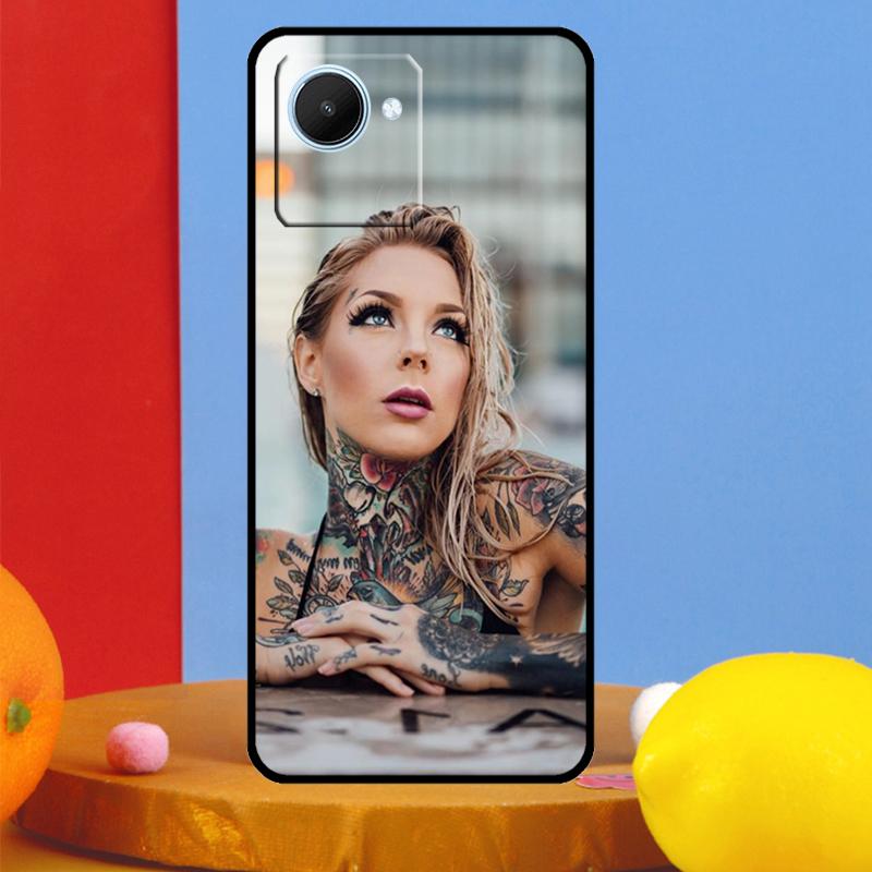 

Sexy Tattoo Girl For Realme 15 Pro 10 11 12 13 14 Pro Plus GT6 GT7 C61 C67 C63 C71 C55 C51 C65 C53 C75 Case Realme C25 C25s