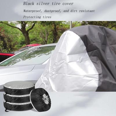 Waterproof Tire Cover Case 210D Oxford Cloth Tire Protective Cover Spare Tire Cover  Auto Vehicle
