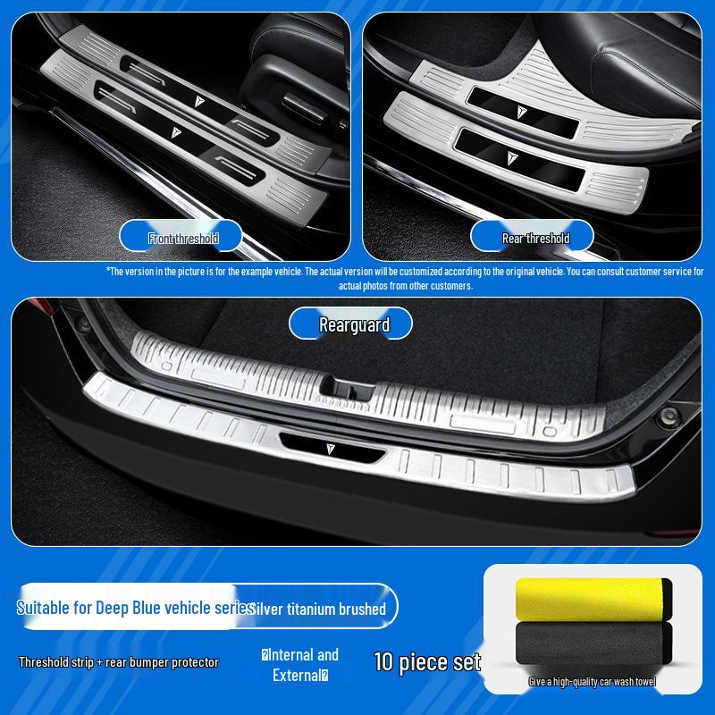 Stainless Steel Sill Scuff Plates & Welcome Pedal for Changan Deep Blue S05/S07/S09/SL03/L07/G318