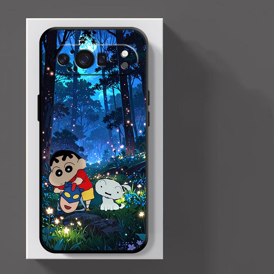 G-Crayon R-ShinchanI Funda Phone Cover Case for Google Pixel 10A 9a 8a 10 9 Pro XL 6a 7a 6 7 8 Pro