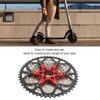 10 Speed Cassette Flywheel Aluminum Alloy 12?50T Hollow Design Silent Bicycle Freewheel for Bikes