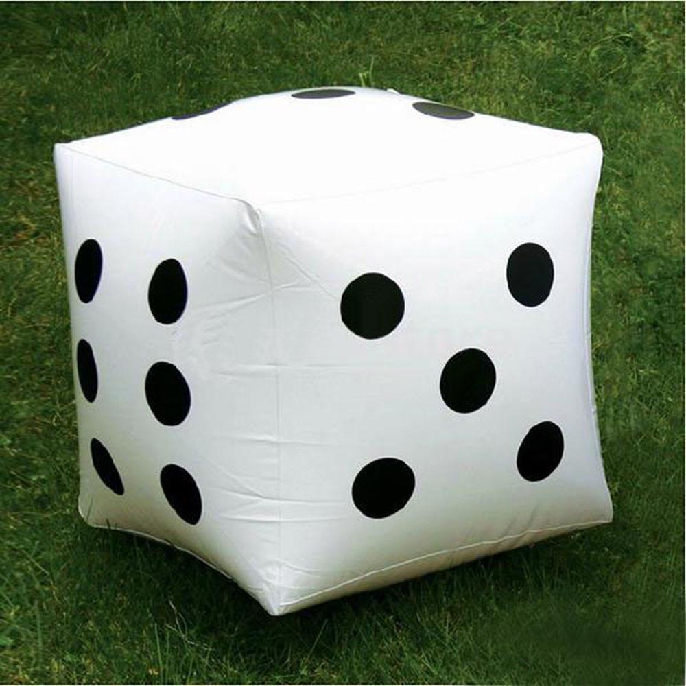 Dadi Gonfiabili Divertenti da Esterno 28*28cm Giochi da Festa in Piscina Intrattenimento Punto Diagonale Gigante Gioco per Bambini Adulti Gioco Cubo Giocattolo