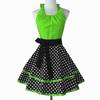 Cotton Polka Dot Print Apron Kitchen Cooking Painting Nail Art Baking Maid Work Skirt