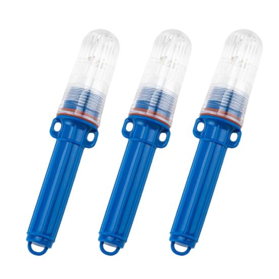 1/2/3Pcs Boat Flares LED Warning Lights Super Bright Multiple Lighting Modes Mini Size Waterproof Boat Safety Kit Emergency Signal Lamps