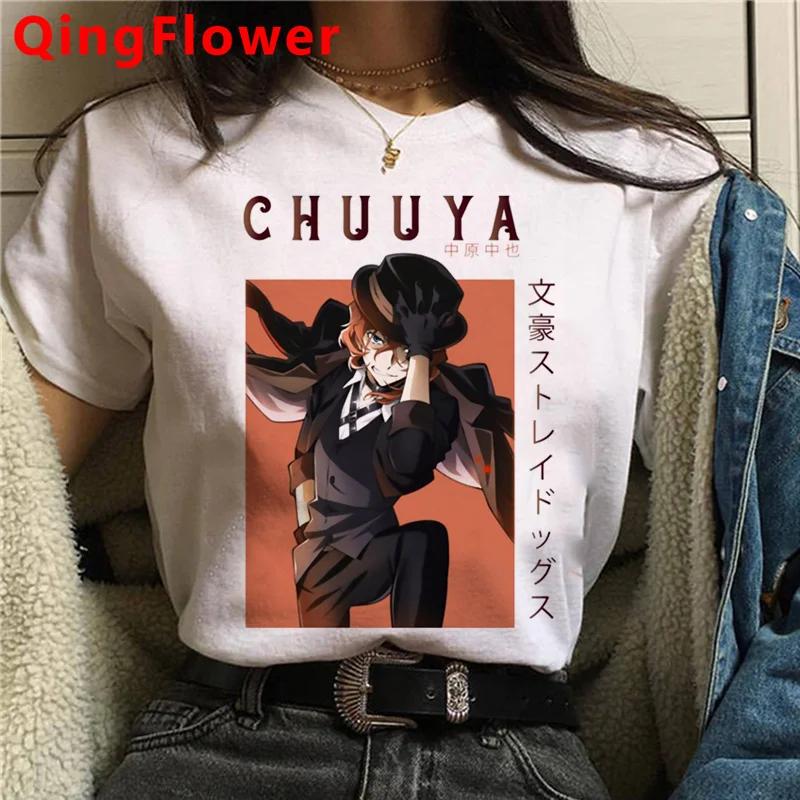 

Bungou Stray Dogs t shirt top tees Unisex harajuku kawaii streetwear ulzzang couple kawaii summer top t shirt harajuku 4XL