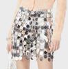 Accessoires Sexy Pailletten Ausgeschnittenes Rock Streetwear Kleid Nachtclub Stil Mode Scheibe Körperkette
