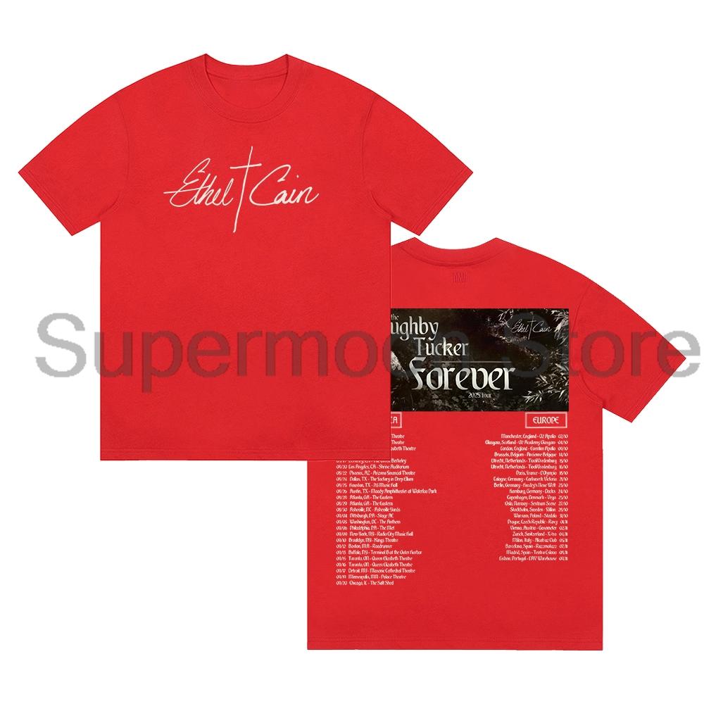 Ethel Cain The Willoughby Tucker Forever Tour 2025 T-Shirt Rundhalsausschnitt Kurzarm Baumwoll-T-Shirt Damen Herren Streetwear Oberteile