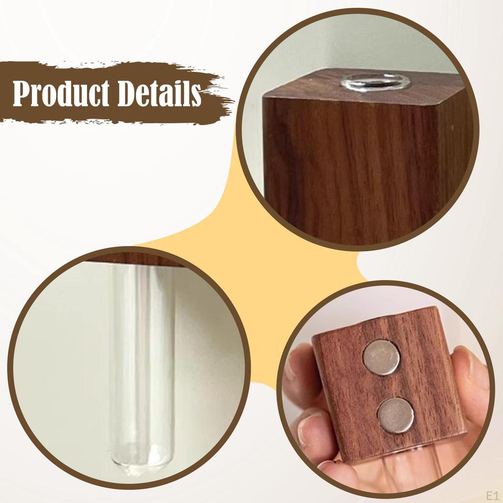 Mini Vase for Refrigerator, Small Decorative Vase, Fridge Locker Wall