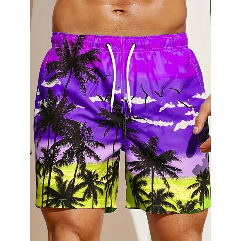 Coconut Tree 3D Print Sports Quick-Dry Breathable Men Kid Outdoor Street Casual Vacation Comfort Parent-child Short Beach Pants
