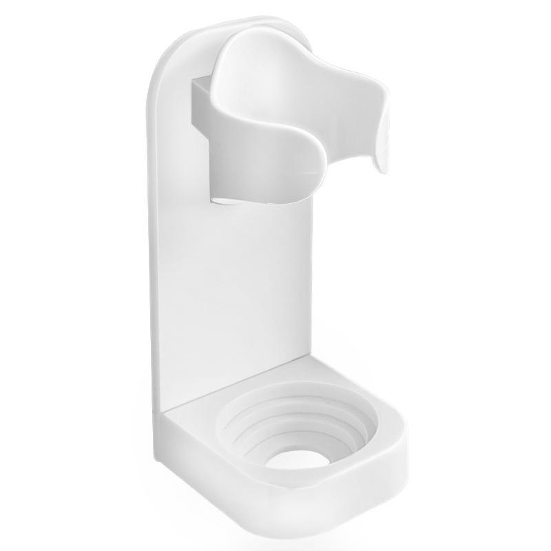 

Электрический держатель зубной щетки: Настенная полка для хранения вещей в ванной комнате без перфорации для всей семьи белый