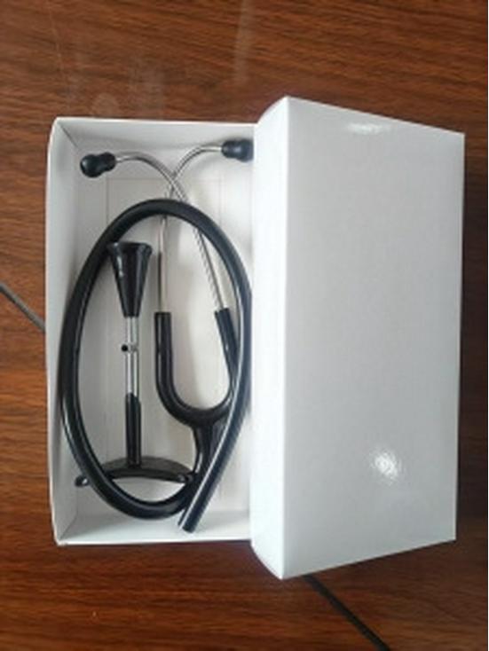 Classic Dual-Tube Dual-Head Arm-Type Manual Blood Pressure Monitor with Stethoscope