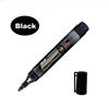 10 ks Černé permanentní fixy – Rychleschnoucí, Nevyblednou, Ideální pro logistiku a přepravu
