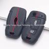 Toyota Car Remote Key Case: Honeycomb Silicone Non-Slip Cover with Buckle