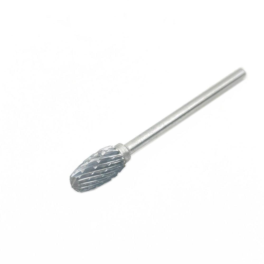 2.35x6mm Tungsten Steel Carbide Bur Cutter Rotary Tool Burr Double Diamond Cut Rotary Dental Polishing Tools