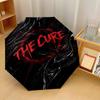 The Cure Print 8?Ribs Automatic Umbrella Wind Resistant Lightweight Folding Umbrella For Outdoor Travel
