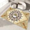 Bohemia Mandala Flower Living Room Carpet Boho Floral Area Rug Corridor Steps Non-slip Floor Mat Home Bedroom Bedside Mats