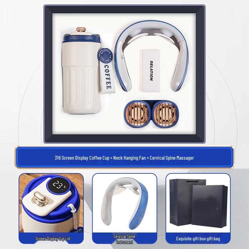 Zhi Mei Huan Qiu L8 LED Display 316 Stainless Steel Thermal Mug
