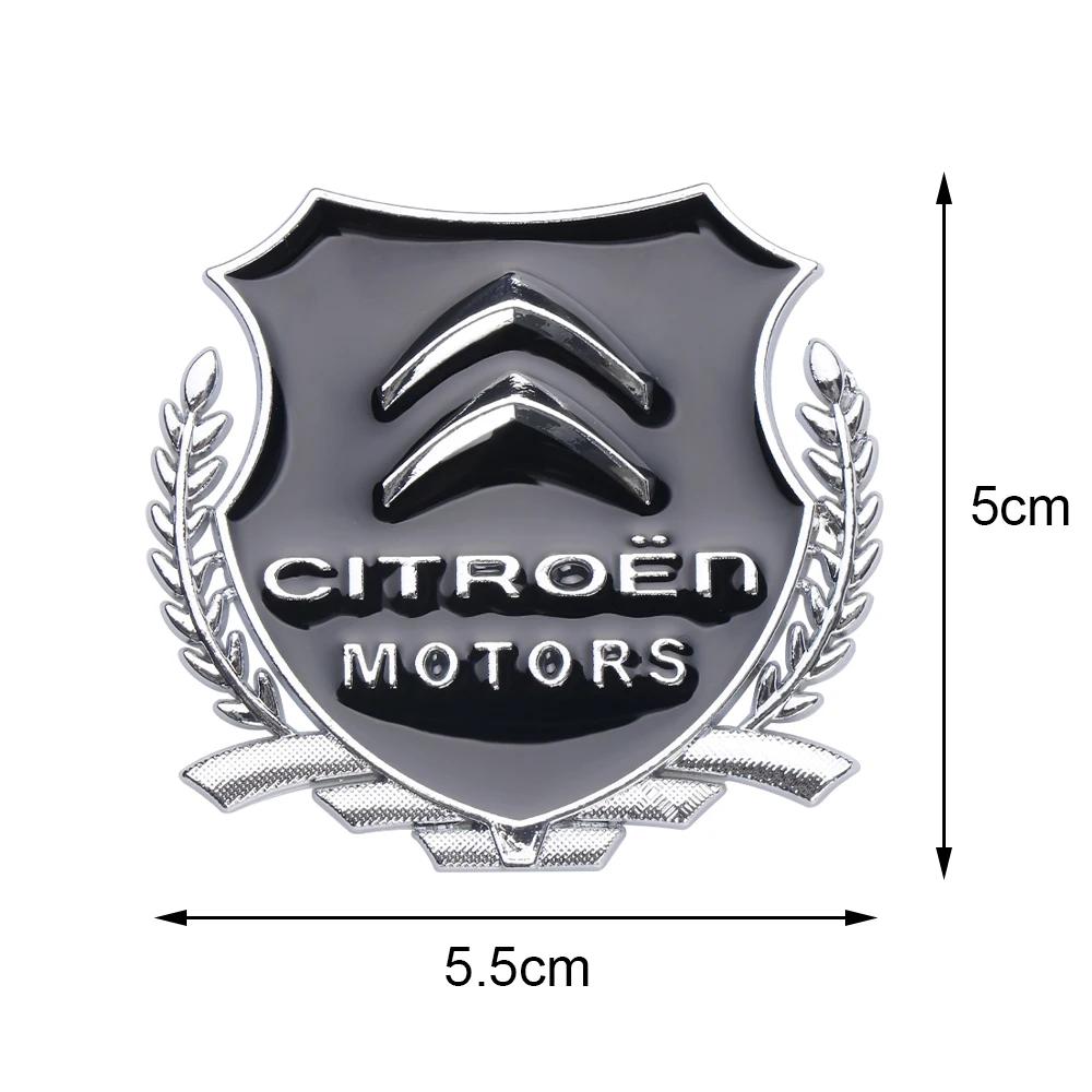 1 pièce 3D Metal Épis de blé Décoration de carrosserie de voiture Autocollant Badge Emblème Pour Citroen C1 C3 C4 Grand Picasso C4L C5 C6 VTS DS Accessoires