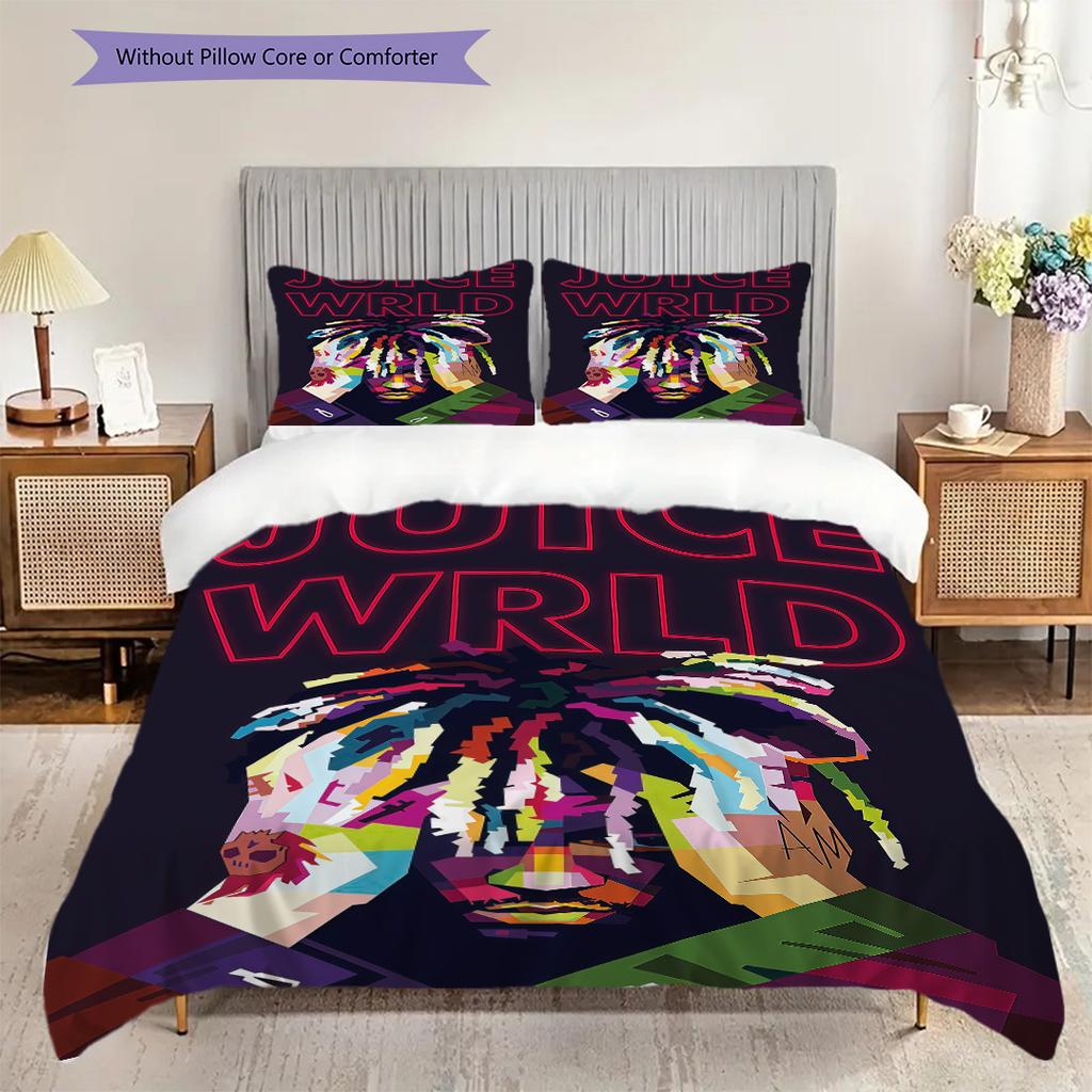 Vibrant Colors Cool Style Threepiece Set 1 Duvet Cover 2 Pillowcase Without Core Christmas Birthday Gift Duvet Cover And Pillowcase