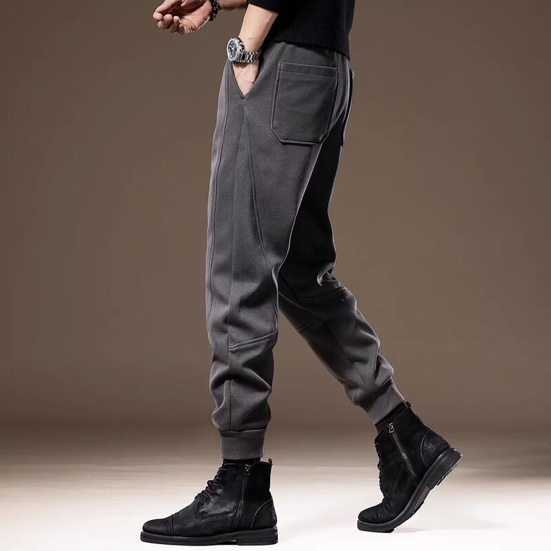 Men's American Street Style Knit Jogger Harem Pants
