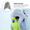 Parrot Blanket Bird Warmer Cockatiel Plush Parakeet Winter for Shawl Cage Fluffy